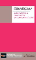 Couverture du livre « Alimentation, innovation et consommateurs » de  aux éditions Le Manuscrit