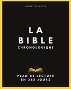 Couverture du livre « La bible chronologique : plan de lecture en 1 an » de  aux éditions Books On Demand