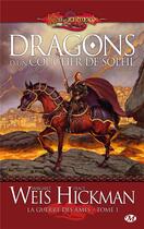 Couverture du livre « La guerre des âmes Tome 1 : dragons d'un coucher de soleil » de Margaret Weis et Tracy Hickman aux éditions Bragelonne