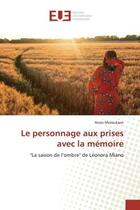 Couverture du livre « Le personnage aux prises avec la memoire - 