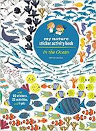 Couverture du livre « In the ocean ; my nature sticker activity book » de Cosneau Olivia aux éditions Princeton Architectural