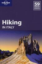 Couverture du livre « Hiking in Italy (3e édition) » de Brendan Sainsbury aux éditions Lonely Planet France