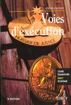 Couverture du livre « Voies D'Execution ; 5e Edition » de Gerard Couchez aux éditions Dalloz