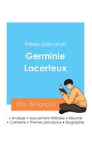 Couverture du livre « Réussir son Bac de français 2024 : Analyse de Germinie Lacerteux des frères Goncourt » de Freres Goncourt aux éditions Bac De Francais