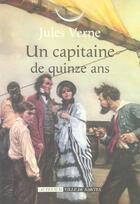 Couverture du livre « Un capitaine de quinze ans » de Jules Verne aux éditions Actes Sud