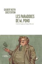 Couverture du livre « Les paradoxes de M. Pond » de Gilbert Keith Chesterton aux éditions Noir Sur Blanc