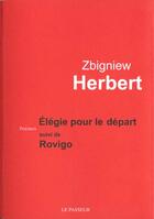 Couverture du livre « L'Epilogue De L'Orage » de Zibgniew Herbert aux éditions Editions Le Passeur