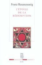 Couverture du livre « L'etoile de la redemption » de Franz Rosenzweig aux éditions Seuil