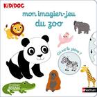Couverture du livre « Mon imagier-jeu du zoo » de Nathalie Choux aux éditions Nathan