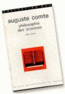 Couverture du livre « La philosophie des sciences » de Auguste Comte aux éditions Puf