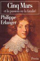 Couverture du livre « Cinq mars » de Philippe Erlanger aux éditions Perrin