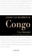 Couverture du livre « Congo. une histoire » de David Van Reybrouck aux éditions Editions Actes Sud