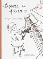 Couverture du livre « Leçons de piano » de Evangeline Durand-Allize aux éditions Cotcotcot