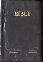 Couverture du livre « La Bible ; en français courant ; good news Bible ; sans deuterocanoniques » de  aux éditions Bibli'o