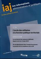 Couverture du livre « Iaj 12-2014 » de  aux éditions Documentation Francaise