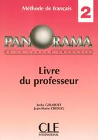 Couverture du livre « Panorama 2 professeur 2004 (édition 2004) » de Girardet/Cridlig aux éditions Cle International