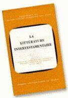 Couverture du livre « La litterature intertestamentaire » de  aux éditions Puf