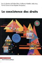 Couverture du livre « La coexistence des droits » de Yannick Ganne aux éditions Mare & Martin