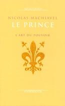 Couverture du livre « Le Prince, l'Art du pouvoir » de  aux éditions Taschen