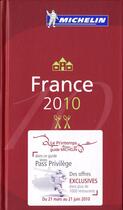 Couverture du livre « Guide rouge Michelin ; France (210e édition) » de Collectif Michelin aux éditions Michelin
