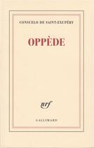 Couverture du livre « Oppède » de Consuelo De Saint-Exupery aux éditions Gallimard