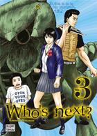 Couverture du livre « Who's next ? Tome 3 » de Kiminori Wakasugi aux éditions Delcourt