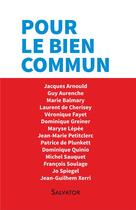 Couverture du livre « Pour le bien commun » de  aux éditions Salvator