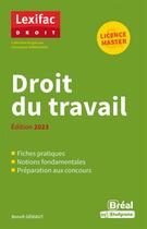 Couverture du livre « Droit du travail » de Christophe Sinnassamy et Benoit Geniaut aux éditions Breal