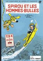 Couverture du livre « Spirou et Fantasio Tome 17 : Spirou et les hommes-bulles » de Jean Roba et Andre Franquin aux éditions Dupuis