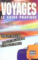 Couverture du livre « Voyages tout pays tout plaisir a tout prix » de Charollois aux éditions Prat