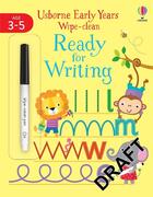 Couverture du livre « Ready for writing - wipe-clean » de Greenwell/Sheldon aux éditions Usborne