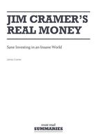 Couverture du livre « Jim Cramer's Real Money : Review and Analysis of Cramer's Book » de Businessnews Publish aux éditions Business Book Summaries