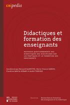 Couverture du livre « Didactiques et formation des enseignants » de  aux éditions Pu De Louvain