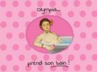 Couverture du livre « Olympia prend son bain » de  aux éditions Au Clair De Ma Plume