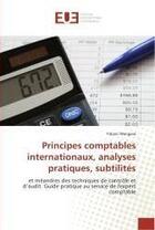 Couverture du livre « Principes comptables internationaux, analyses pratiques, subtilités » de Tidiani Wangara aux éditions Editions Universitaires Europeennes