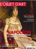 Couverture du livre « L'objet d'art n 555 napoleon la maison de l'empereur a fontainebleau - avril 2019 » de  aux éditions L'objet D'art