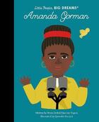 Couverture du livre « Little people big dreams : Amanda Gorman » de Maria Isabel Sanchez Vegara et Queenbe Monyei aux éditions Frances Lincoln