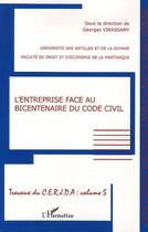 Couverture du livre « L'entreprise face au bicentenaire du code civil - travaux du cerjda - volume 5 » de Georges Virassamy aux éditions L'harmattan