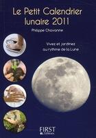 Couverture du livre « Pt liv de - calendrier lunaire » de Philippe Chavanne aux éditions First