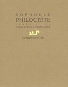 Couverture du livre « Philoctète » de Sophocle aux éditions Le Temps Qu'il Fait