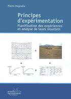 Couverture du livre « Principes d'expérimentation ; planification des expériences et analyse de leurs résultats » de Pierre Dagnelie aux éditions Presses Agronomiques Gembloux