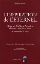 Couverture du livre « L'inspiration de l'éternel ; éloge de Shékou Amadou » de Bernard Salvaing et A Saguer et G Boha aux éditions Grandvaux