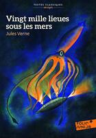 Couverture du livre « Vingt mille lieues sous les mers » de Jules Verne aux éditions Gallimard-jeunesse