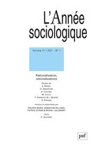 Couverture du livre « Annee sociologique 2021, vol. 71(1) » de  aux éditions Puf