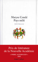 Couverture du livre « Pays mele » de Maryse Conde aux éditions Robert Laffont