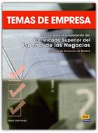 Couverture du livre « Temas de empresa ; libro del alumno » de Maria Jose Pareja Lopez aux éditions Edinumen