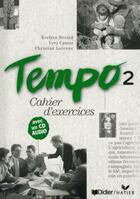 Couverture du livre « Tempo 2 - cahier + cd audio » de Berard/Canier aux éditions Didier