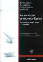 Couverture du livre « An introduction to innovative design » de  aux éditions Presses De L'ecole Des Mines