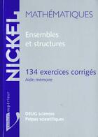 Couverture du livre « Mathematiques ensembles et structures » de Dufetrelle aux éditions Vuibert