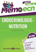 Couverture du livre « Endocrinologie » de Marlene Cherruault aux éditions Estem